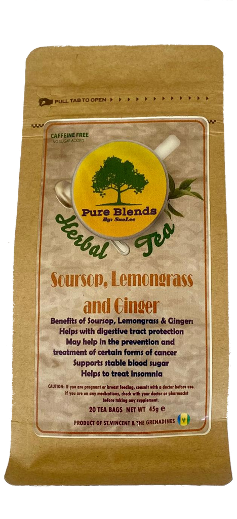 TEA SOURSOP, LEMONGRASS AND GINGER