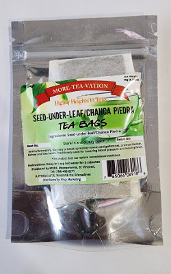TEA SEED UNDER LEAF